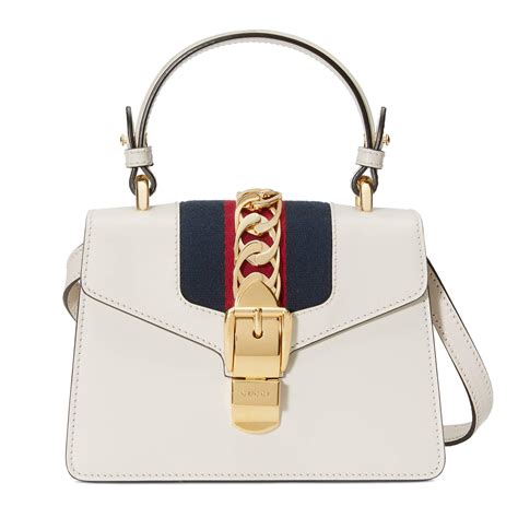 gucci white sylvie bag price|Gucci sylvie bag price.